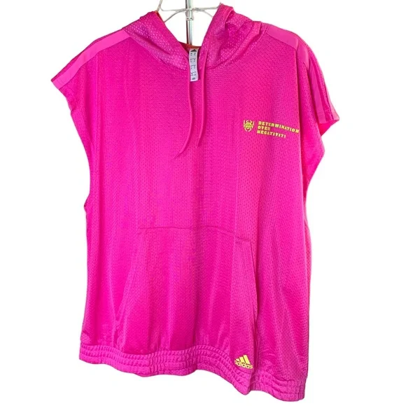 adidas Shirts Adidas Mens Donovan Mitchell Shooter Hooded Mesh